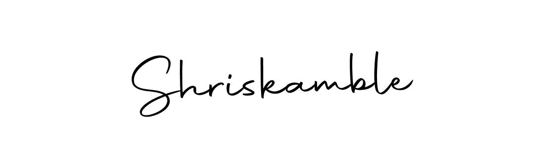 Make a beautiful signature design for name Shriskamble. Use this online signature maker to create a handwritten signature for free. Shriskamble signature style 10 images and pictures png