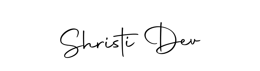 How to make Shristi Dev signature? Autography-DOLnW is a professional autograph style. Create handwritten signature for Shristi Dev name. Shristi Dev signature style 10 images and pictures png