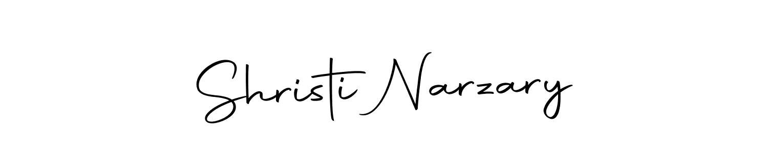 Design your own signature with our free online signature maker. With this signature software, you can create a handwritten (Autography-DOLnW) signature for name Shristi Narzary. Shristi Narzary signature style 10 images and pictures png
