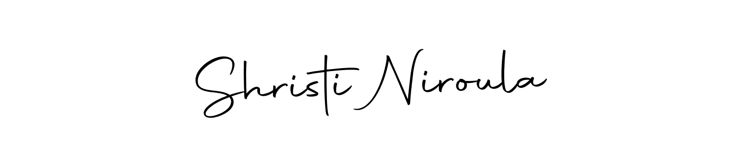 Also we have Shristi Niroula name is the best signature style. Create professional handwritten signature collection using Autography-DOLnW autograph style. Shristi Niroula signature style 10 images and pictures png