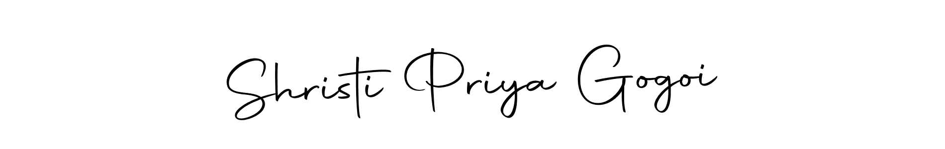 Design your own signature with our free online signature maker. With this signature software, you can create a handwritten (Autography-DOLnW) signature for name Shristi Priya Gogoi. Shristi Priya Gogoi signature style 10 images and pictures png