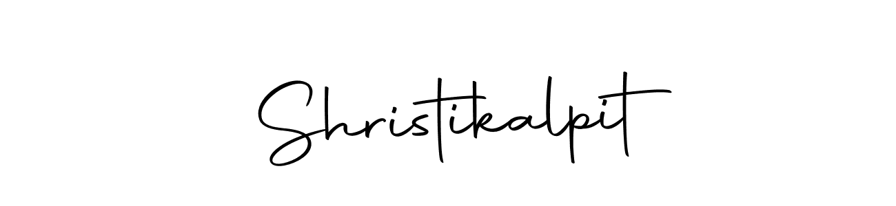 Make a beautiful signature design for name Shristikalpit. Use this online signature maker to create a handwritten signature for free. Shristikalpit signature style 10 images and pictures png