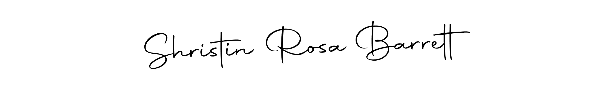 The best way (Autography-DOLnW) to make a short signature is to pick only two or three words in your name. The name Shristin Rosa Barrett include a total of six letters. For converting this name. Shristin Rosa Barrett signature style 10 images and pictures png