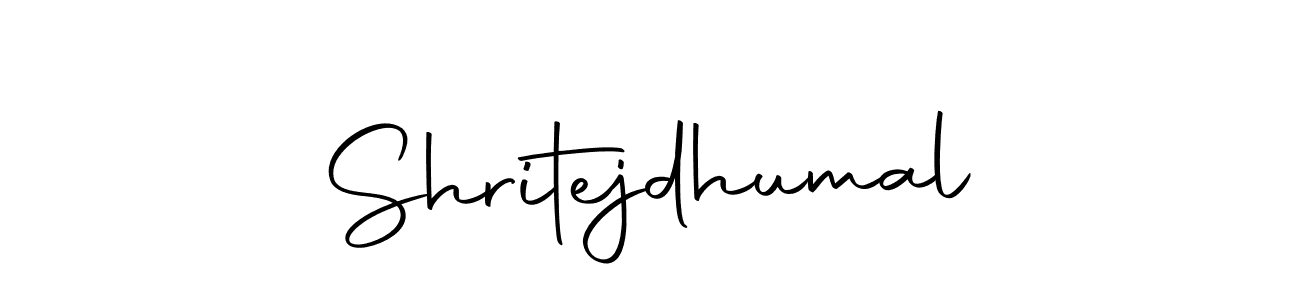 Once you've used our free online signature maker to create your best signature Autography-DOLnW style, it's time to enjoy all of the benefits that Shritejdhumal name signing documents. Shritejdhumal signature style 10 images and pictures png
