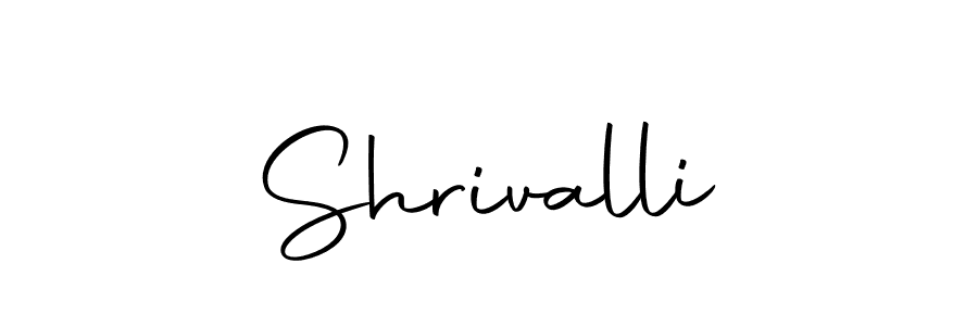 Create a beautiful signature design for name Shrivalli. With this signature (Autography-DOLnW) fonts, you can make a handwritten signature for free. Shrivalli signature style 10 images and pictures png