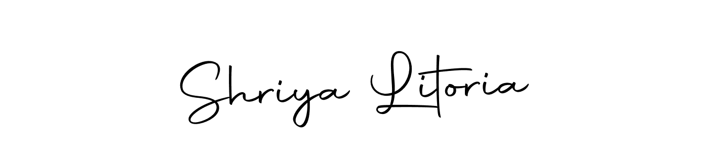 The best way (Autography-DOLnW) to make a short signature is to pick only two or three words in your name. The name Shriya Litoria include a total of six letters. For converting this name. Shriya Litoria signature style 10 images and pictures png
