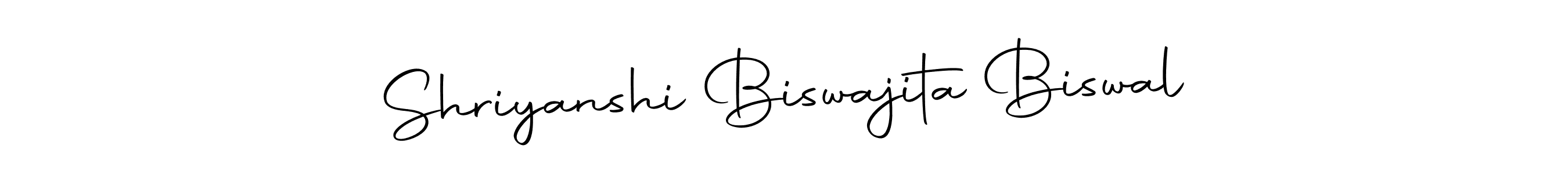 Shriyanshi Biswajita Biswal stylish signature style. Best Handwritten Sign (Autography-DOLnW) for my name. Handwritten Signature Collection Ideas for my name Shriyanshi Biswajita Biswal. Shriyanshi Biswajita Biswal signature style 10 images and pictures png