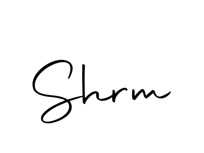 Use a signature maker to create a handwritten signature online. With this signature software, you can design (Autography-DOLnW) your own signature for name Shrm. Shrm signature style 10 images and pictures png