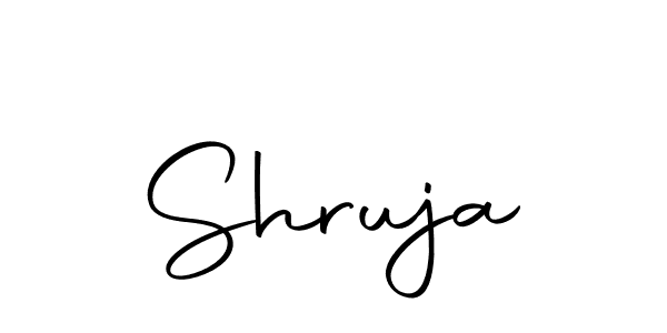 Create a beautiful signature design for name Shruja. With this signature (Autography-DOLnW) fonts, you can make a handwritten signature for free. Shruja signature style 10 images and pictures png