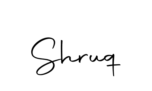if you are searching for the best signature style for your name Shruq. so please give up your signature search. here we have designed multiple signature styles  using Autography-DOLnW. Shruq signature style 10 images and pictures png