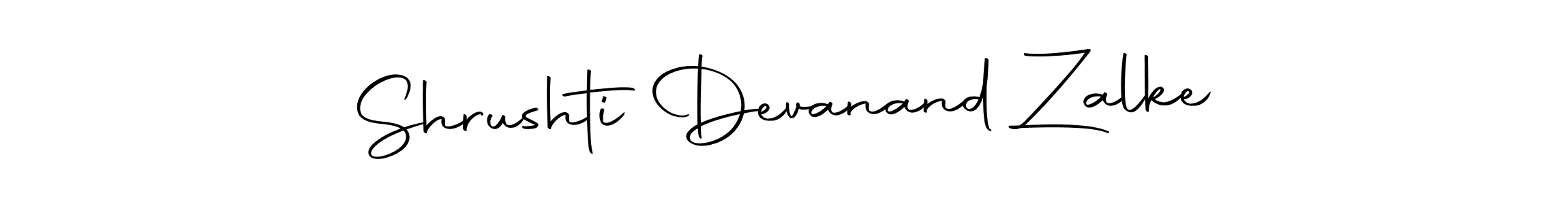 Make a beautiful signature design for name Shrushti Devanand Zalke. With this signature (Autography-DOLnW) style, you can create a handwritten signature for free. Shrushti Devanand Zalke signature style 10 images and pictures png