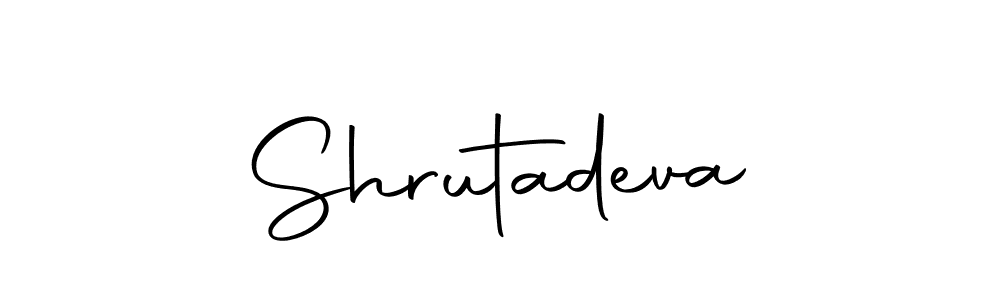 Also we have Shrutadeva name is the best signature style. Create professional handwritten signature collection using Autography-DOLnW autograph style. Shrutadeva signature style 10 images and pictures png