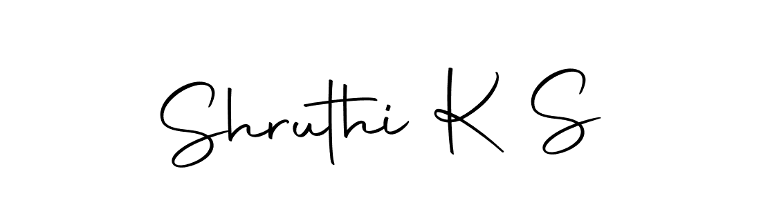 The best way (Autography-DOLnW) to make a short signature is to pick only two or three words in your name. The name Shruthi K S include a total of six letters. For converting this name. Shruthi K S signature style 10 images and pictures png
