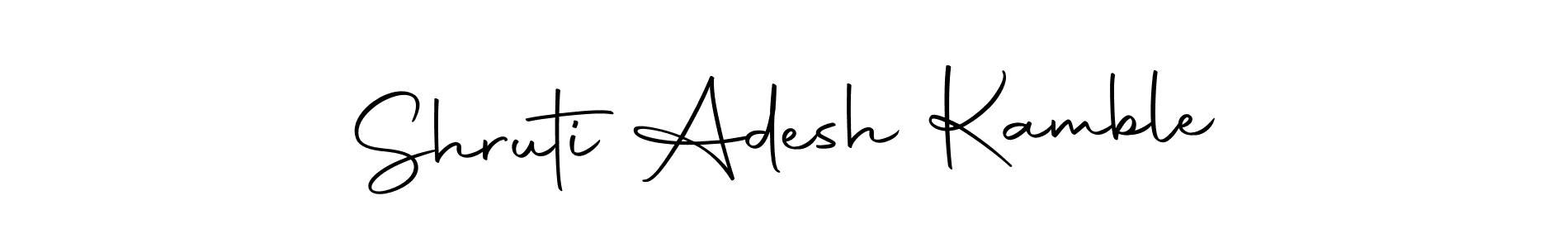 Make a short Shruti Adesh Kamble signature style. Manage your documents anywhere anytime using Autography-DOLnW. Create and add eSignatures, submit forms, share and send files easily. Shruti Adesh Kamble signature style 10 images and pictures png