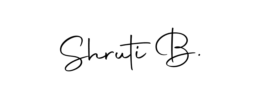 See photos of Shruti B. official signature by Spectra . Check more albums & portfolios. Read reviews & check more about Autography-DOLnW font. Shruti B. signature style 10 images and pictures png