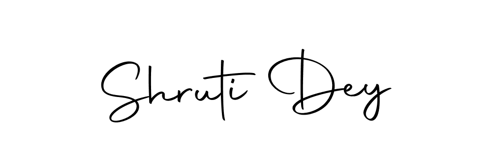 The best way (Autography-DOLnW) to make a short signature is to pick only two or three words in your name. The name Shruti Dey include a total of six letters. For converting this name. Shruti Dey signature style 10 images and pictures png