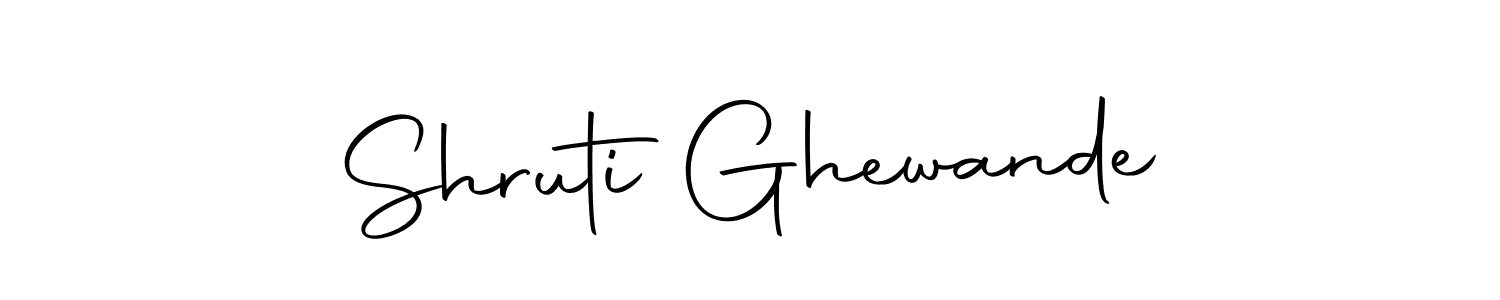 Here are the top 10 professional signature styles for the name Shruti Ghewande. These are the best autograph styles you can use for your name. Shruti Ghewande signature style 10 images and pictures png