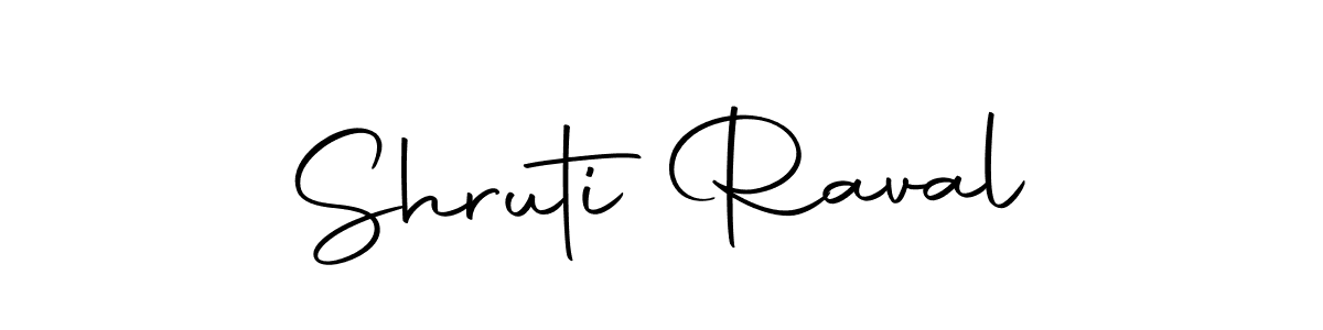 How to make Shruti Raval signature? Autography-DOLnW is a professional autograph style. Create handwritten signature for Shruti Raval name. Shruti Raval signature style 10 images and pictures png