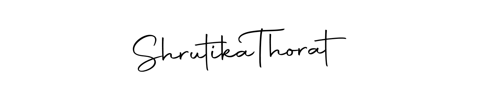 You should practise on your own different ways (Autography-DOLnW) to write your name (Shrutika  Thorat) in signature. don't let someone else do it for you. Shrutika  Thorat signature style 10 images and pictures png