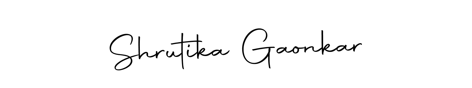 It looks lik you need a new signature style for name Shrutika Gaonkar. Design unique handwritten (Autography-DOLnW) signature with our free signature maker in just a few clicks. Shrutika Gaonkar signature style 10 images and pictures png