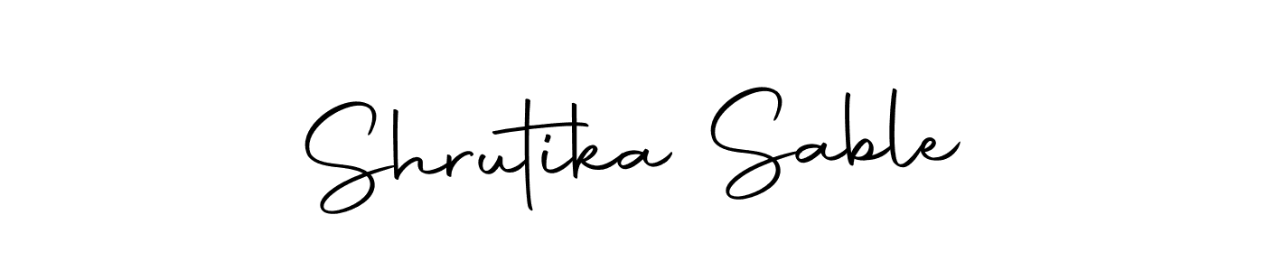 The best way (Autography-DOLnW) to make a short signature is to pick only two or three words in your name. The name Shrutika Sable include a total of six letters. For converting this name. Shrutika Sable signature style 10 images and pictures png