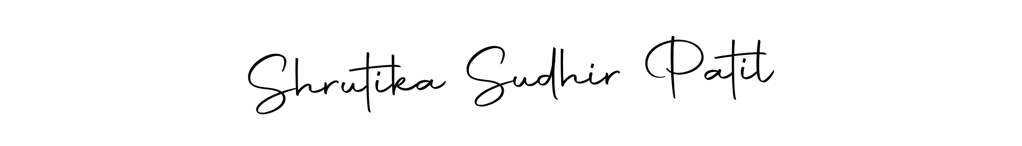 Make a beautiful signature design for name Shrutika Sudhir Patil. With this signature (Autography-DOLnW) style, you can create a handwritten signature for free. Shrutika Sudhir Patil signature style 10 images and pictures png