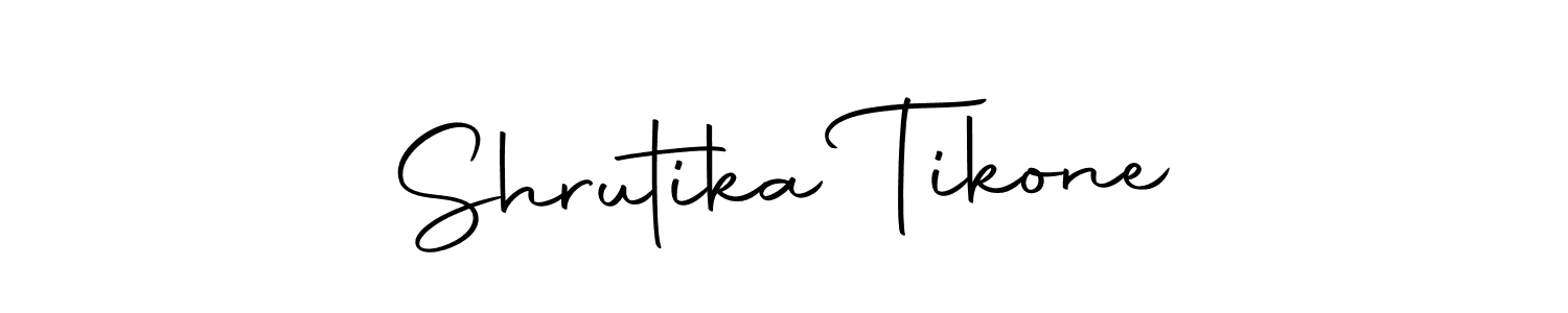 How to make Shrutika Tikone signature? Autography-DOLnW is a professional autograph style. Create handwritten signature for Shrutika Tikone name. Shrutika Tikone signature style 10 images and pictures png