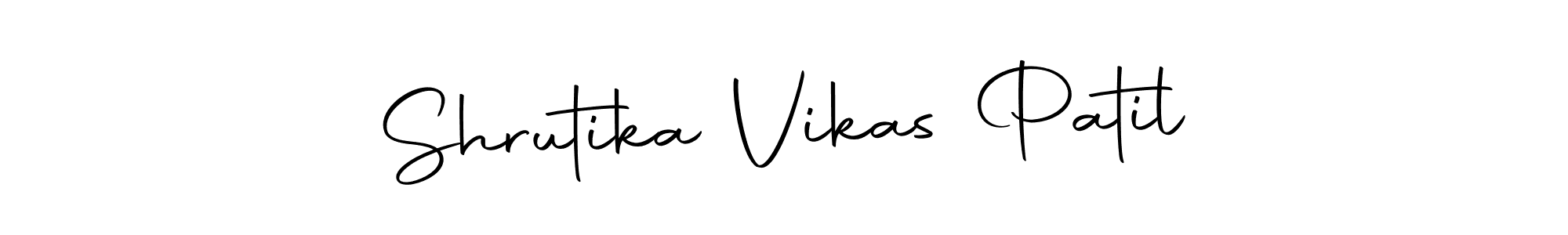 Make a beautiful signature design for name Shrutika Vikas Patil. Use this online signature maker to create a handwritten signature for free. Shrutika Vikas Patil signature style 10 images and pictures png