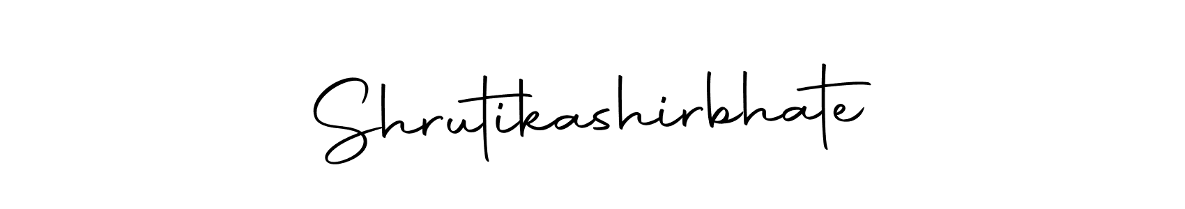 Create a beautiful signature design for name Shrutikashirbhate. With this signature (Autography-DOLnW) fonts, you can make a handwritten signature for free. Shrutikashirbhate signature style 10 images and pictures png