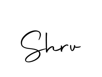 You should practise on your own different ways (Autography-DOLnW) to write your name (Shrv) in signature. don't let someone else do it for you. Shrv signature style 10 images and pictures png
