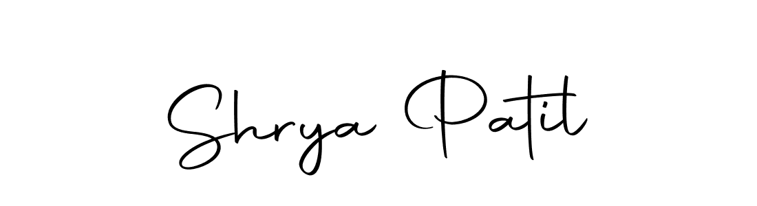 How to make Shrya Patil signature? Autography-DOLnW is a professional autograph style. Create handwritten signature for Shrya Patil name. Shrya Patil signature style 10 images and pictures png