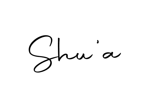 Make a beautiful signature design for name Shu'a. Use this online signature maker to create a handwritten signature for free. Shu'a signature style 10 images and pictures png