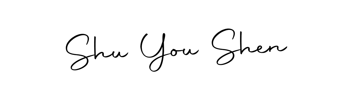 How to make Shu You Shen name signature. Use Autography-DOLnW style for creating short signs online. This is the latest handwritten sign. Shu You Shen signature style 10 images and pictures png