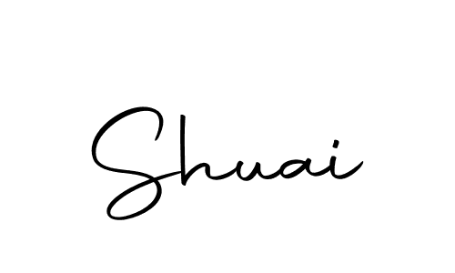 Make a beautiful signature design for name Shuai. With this signature (Autography-DOLnW) style, you can create a handwritten signature for free. Shuai signature style 10 images and pictures png