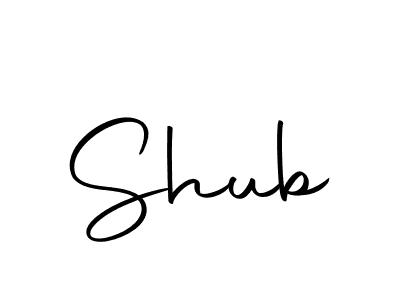 Design your own signature with our free online signature maker. With this signature software, you can create a handwritten (Autography-DOLnW) signature for name Shub. Shub signature style 10 images and pictures png