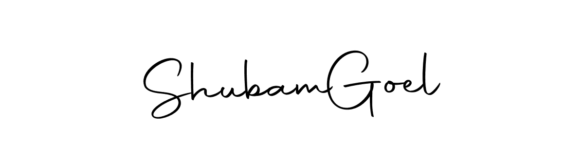 How to make Shubam  Goel name signature. Use Autography-DOLnW style for creating short signs online. This is the latest handwritten sign. Shubam  Goel signature style 10 images and pictures png
