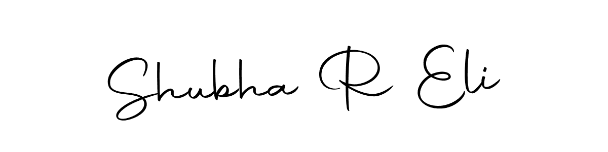 Make a beautiful signature design for name Shubha R Eli. With this signature (Autography-DOLnW) style, you can create a handwritten signature for free. Shubha R Eli signature style 10 images and pictures png