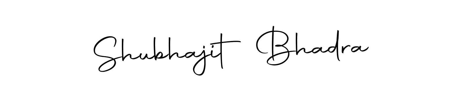 Use a signature maker to create a handwritten signature online. With this signature software, you can design (Autography-DOLnW) your own signature for name Shubhajit Bhadra. Shubhajit Bhadra signature style 10 images and pictures png