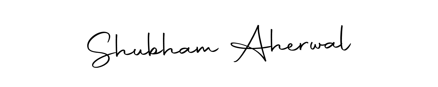 Shubham Aherwal stylish signature style. Best Handwritten Sign (Autography-DOLnW) for my name. Handwritten Signature Collection Ideas for my name Shubham Aherwal. Shubham Aherwal signature style 10 images and pictures png