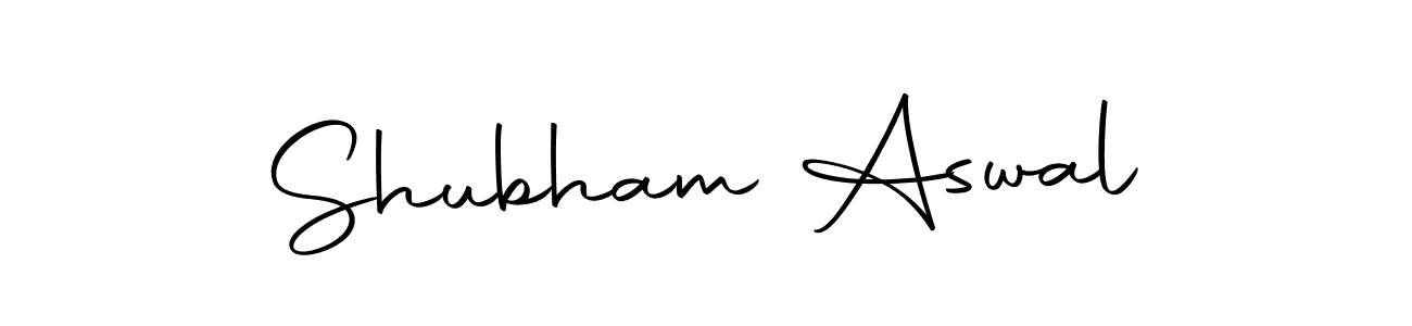 You should practise on your own different ways (Autography-DOLnW) to write your name (Shubham Aswal) in signature. don't let someone else do it for you. Shubham Aswal signature style 10 images and pictures png