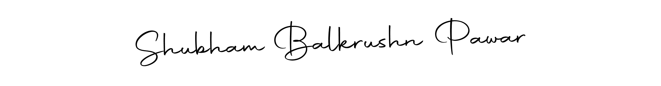 Design your own signature with our free online signature maker. With this signature software, you can create a handwritten (Autography-DOLnW) signature for name Shubham Balkrushn Pawar. Shubham Balkrushn Pawar signature style 10 images and pictures png