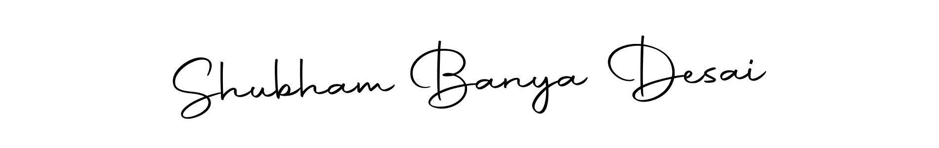 Make a beautiful signature design for name Shubham Banya Desai. With this signature (Autography-DOLnW) style, you can create a handwritten signature for free. Shubham Banya Desai signature style 10 images and pictures png