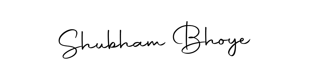 How to make Shubham Bhoye name signature. Use Autography-DOLnW style for creating short signs online. This is the latest handwritten sign. Shubham Bhoye signature style 10 images and pictures png