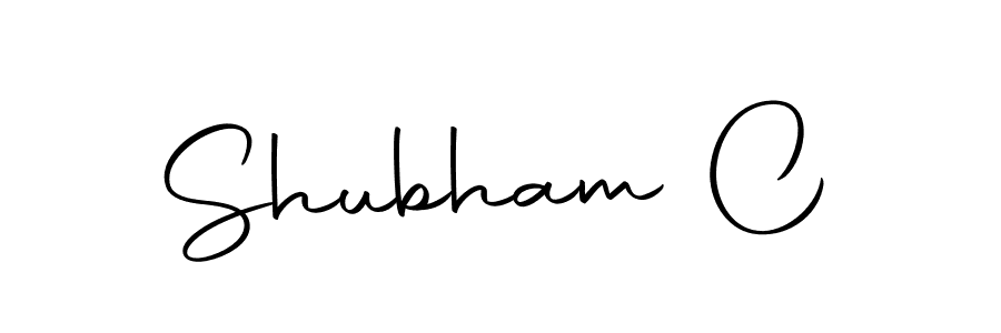 if you are searching for the best signature style for your name Shubham C. so please give up your signature search. here we have designed multiple signature styles  using Autography-DOLnW. Shubham C signature style 10 images and pictures png