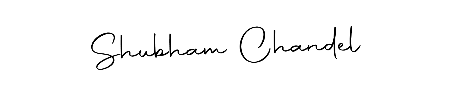 if you are searching for the best signature style for your name Shubham Chandel. so please give up your signature search. here we have designed multiple signature styles  using Autography-DOLnW. Shubham Chandel signature style 10 images and pictures png