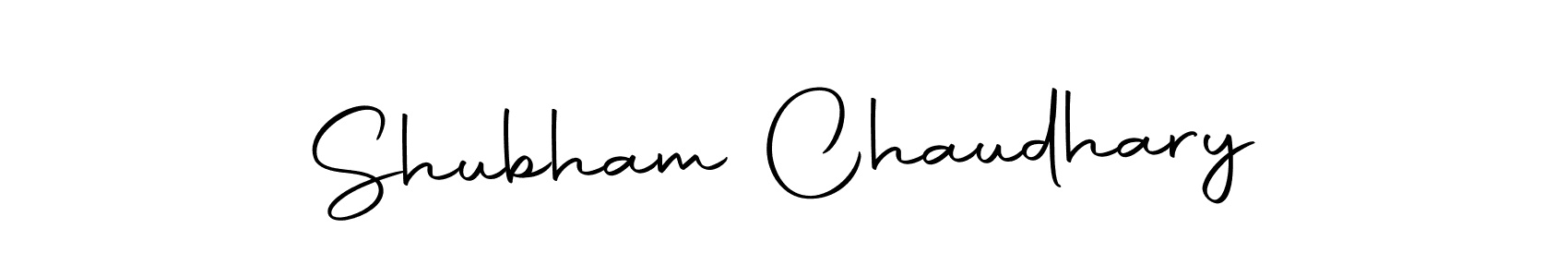 Use a signature maker to create a handwritten signature online. With this signature software, you can design (Autography-DOLnW) your own signature for name Shubham Chaudhary. Shubham Chaudhary signature style 10 images and pictures png