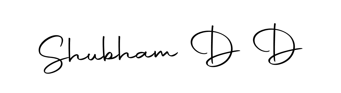 Create a beautiful signature design for name Shubham D D. With this signature (Autography-DOLnW) fonts, you can make a handwritten signature for free. Shubham D D signature style 10 images and pictures png