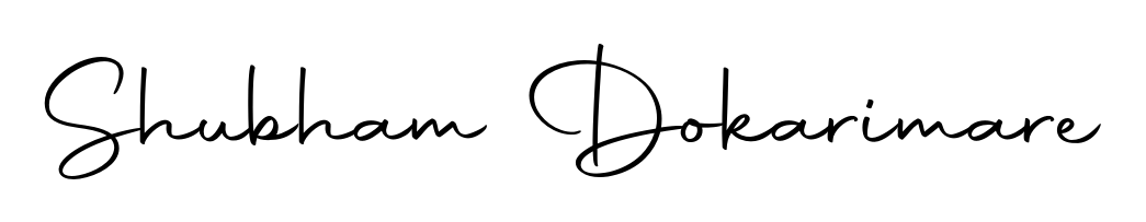 A stylish, flowing autograph style designed for name Shubham Dokarimare using Autography-DOLnW typography. Perfect for digital creative projects. Shubham Dokarimare signature style 10 images and pictures png