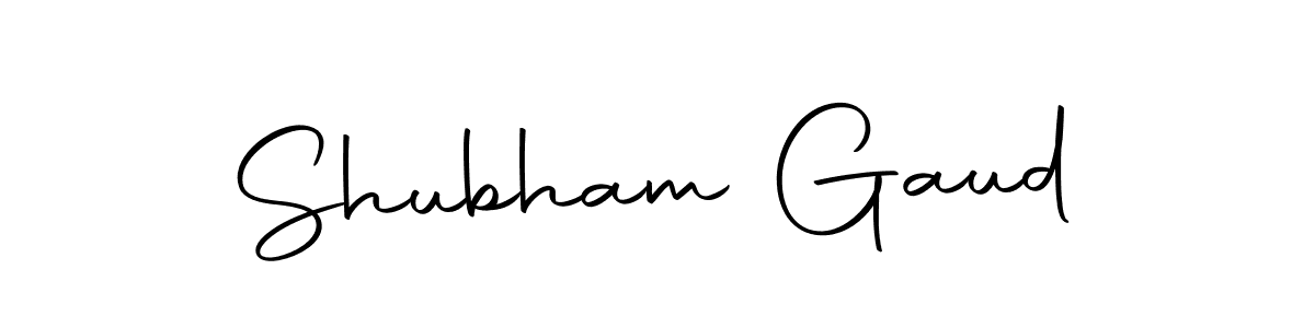 if you are searching for the best signature style for your name Shubham Gaud. so please give up your signature search. here we have designed multiple signature styles  using Autography-DOLnW. Shubham Gaud signature style 10 images and pictures png