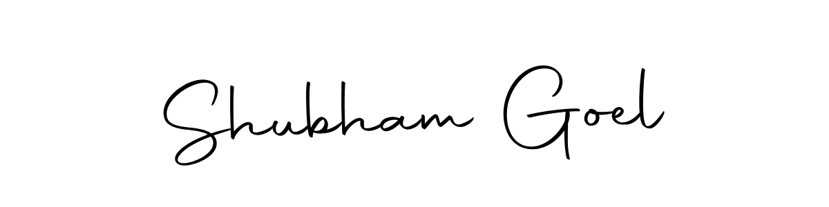 How to make Shubham Goel name signature. Use Autography-DOLnW style for creating short signs online. This is the latest handwritten sign. Shubham Goel signature style 10 images and pictures png